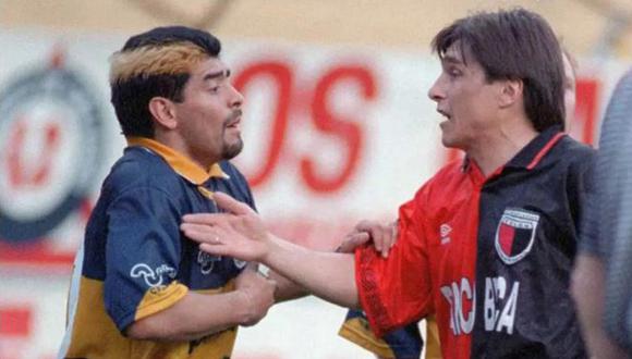El ‘Huevo’ Julio César Toresani falleció a los 51 años y deja en el recuerdo su pelea con Maradona en 1995, cuando el astro argentino lo invitó a terminar las diferencias en su casa. (Foto: Archivo La Nación / GDA)