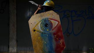 Los escuderos venezolanos inspirados en la revolución de Ucrania [FOTOS]