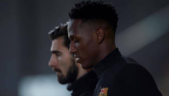 Barcelona: Yerry Mina y las razones por las que aún no debutaría. (Foto: AFP)