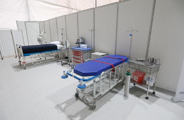 El Minsa informó que el nuevo Centro de Atención y Aislamiento COVID-19 del Hospital Hipólito Unanue, situado en el distrito de El Agustino, cuenta con 100 camas de hospitalización. (Foto: Minsa)