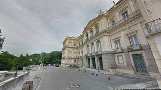 Así aparece en Google Street View el Museo Nacional de Brasil que se incendió en Río