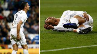 Cristiano Ronaldo se lesionó y preocupa mucho en Real Madrid