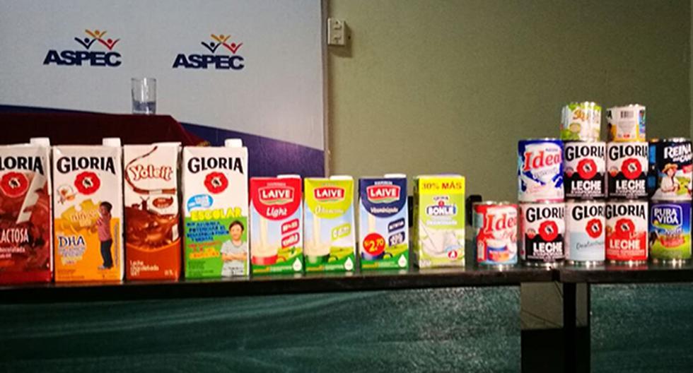 ASPEC denunció que el 74% de un total de 20 productos lácteos vendidos en el mercado nacional tiene en su composición carragenina, que causaría malestares intestinales e incluso úlceras. (Foto: Agencia Andina)
