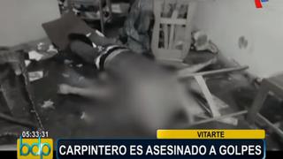 Ate: carpintero fue asesinado a golpes por sujetos con los que tomó licor en su habitación