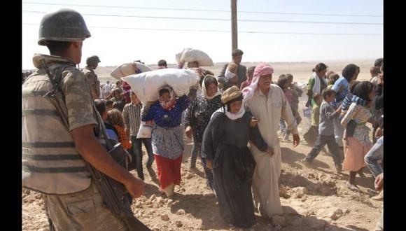 60 mil sirios cruzan a Turquía huyendo del Estado Islámico