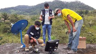 Pasco: Instalan televisión nacional después de 12 años en centro poblado San Juan de Cacazú