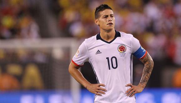 Colombia: James Rodríguez no jugará ante Uruguay este martes