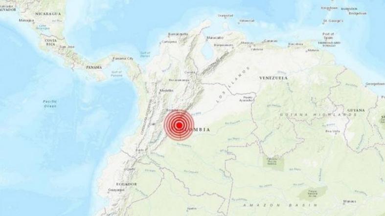 Temblor en Colombia: Reporte del Servicio Geológico