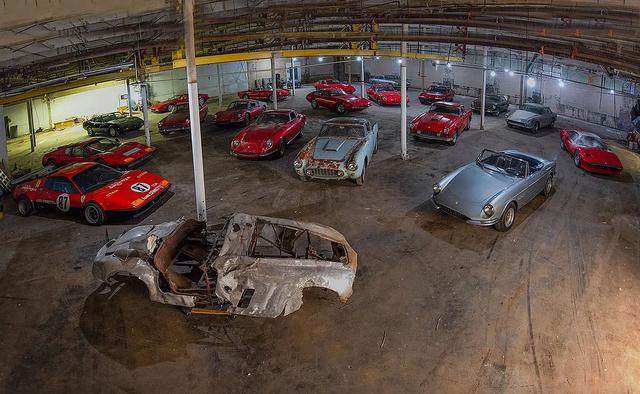 Subastarán el lote de Ferrari abandonados más grande de la historia: estos son los 20 espectaculares modelos