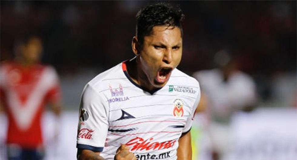 Raúl Ruidíaz vuelve a cosechar logros en el fútbol de México. Su golazo marcado ante Santos Laguna fue considero entre los mejores de las primeras 10 jornadas. (Foto: Monarcas Morelia)