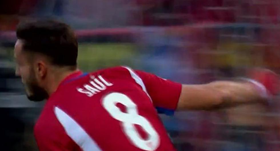 Saúl Ñíguez abrió el marcador en el Vicente Calderón al minuto 12 del primer tiempo. (Video: América)
