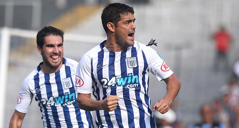 Luis Aguiar marcó el primer gol en Matute y puso en ventaja a Alianza Lima sobre Juan Aurich. (Foto: Andina)