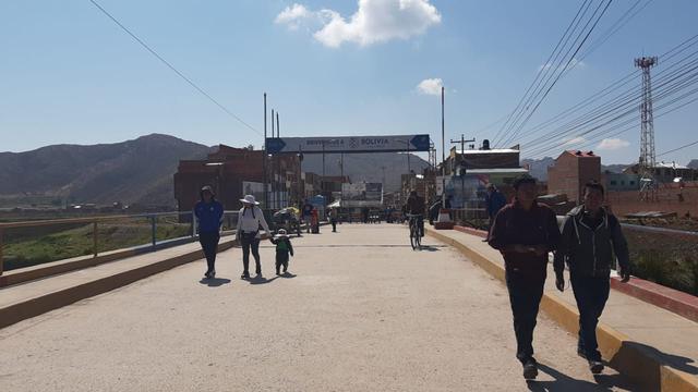 Esta es la situación en la ciudad fronteriza de Desaguadero. (Foto: cortesía)