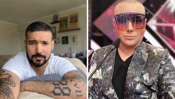 Ezio Oliva denunció al maquillador Carlos Cacho hace más de cinco años. (Foto: Instagram @eziooliva / @cachomakeup)