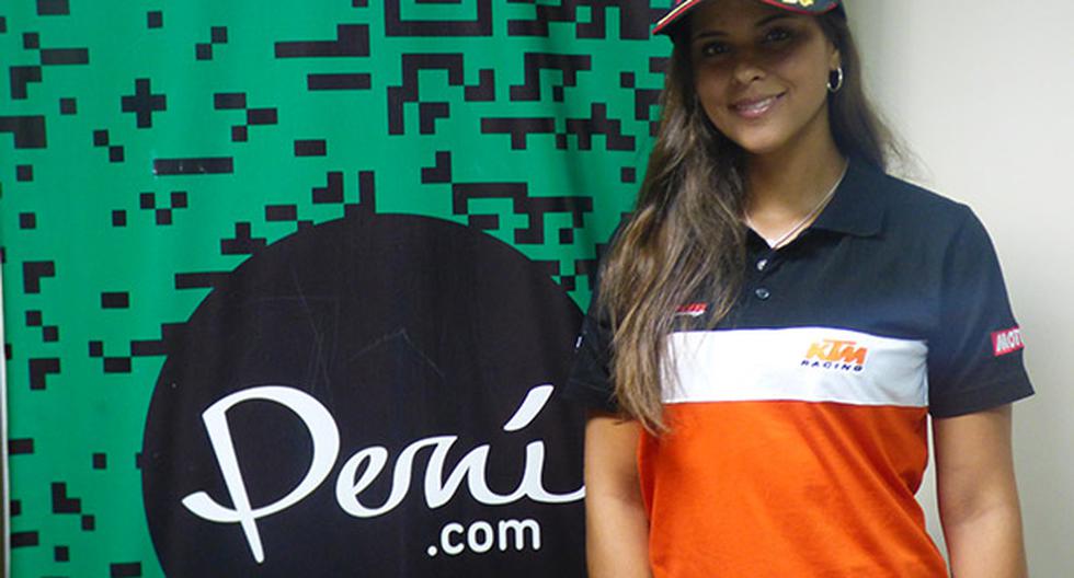 La motociclista nacional Gianna Velarde conversó con Perú.com y contó sobre cómo se inició en el deporte y sus proyecciones. (Foto: Perú.com)