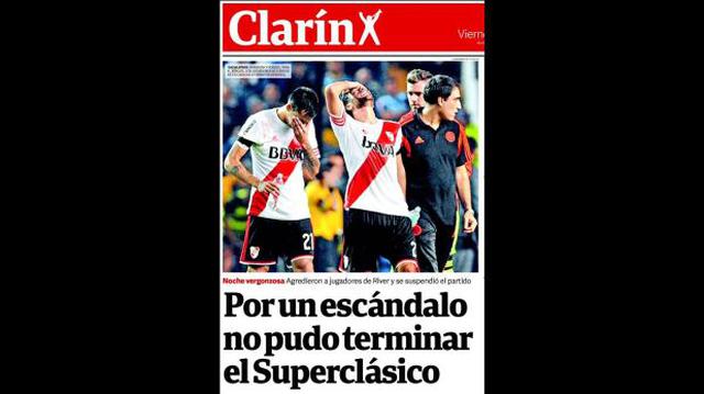 Boca Juniors vs. River Plate: prensa repudió actos de violencia - 2