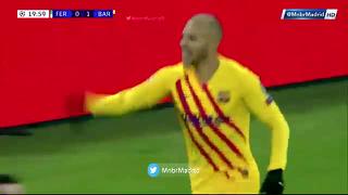 Barcelona vs. Ferencvaros: Braithwaite y Dembélé anotaron el 2-0 y 3-0 por Champions League | VIDEO