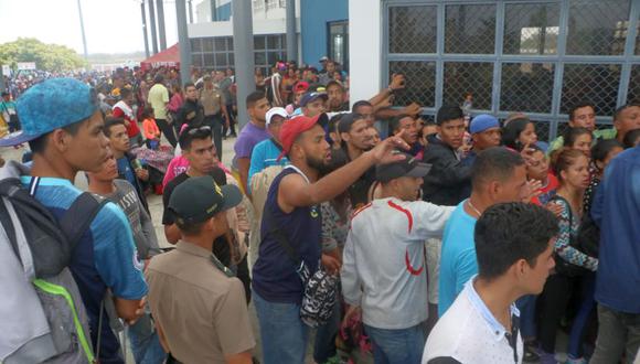 Desde el 15 de junio, el Perú les exige a los venezolanos una visa humanitaria para ingresar al país (Foto: Johnny Aurazo)