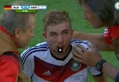 Argentina vs Alemania: El choque entre Christoph Kramer y Ezequiel Garay