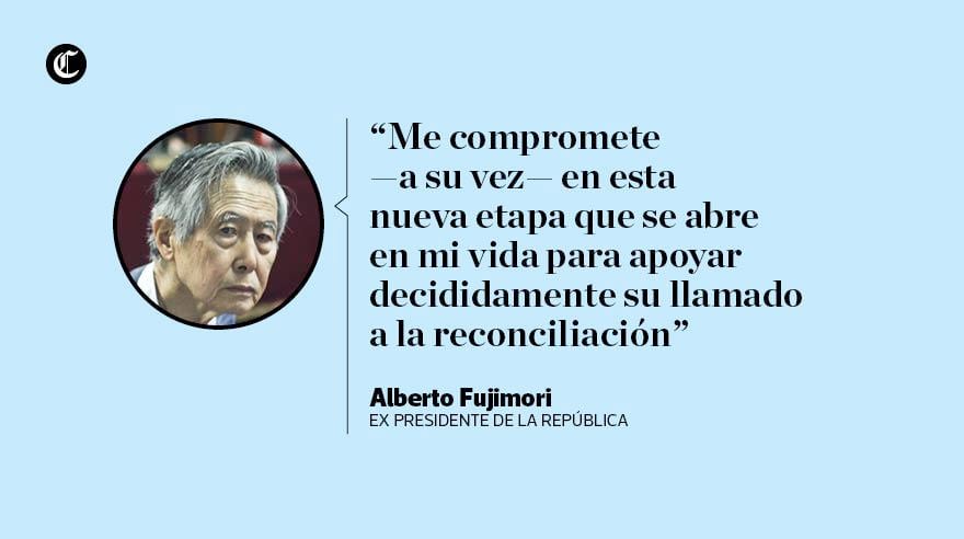 Alberto Fujimori se pronunció a dos días de haber recibido el indulto y el derecho de gracia por razones humanitarias de parte de PPK. (Composición: Solange Ávila / El Comercio)