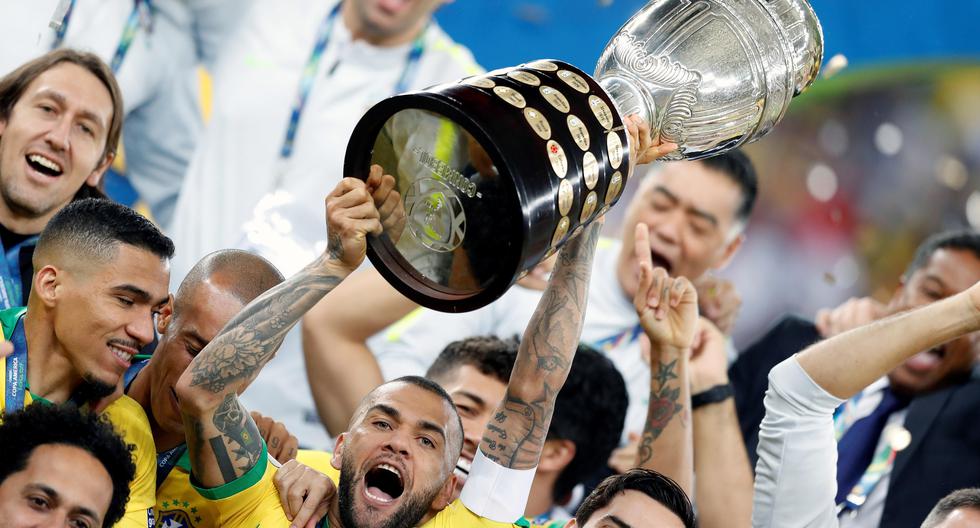Brasil obtuvo el título de la Copa América luego de imponerse a Perú en el Maracaná. | Foto: EFE