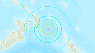 Reportan terremoto de magnitud 6,4 en Papúa Nueva Guinea