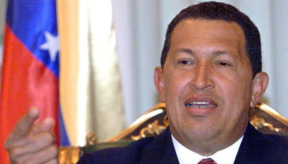 Hugo Chávez en una imagen del 12 de febrero del 2002. (AFP).