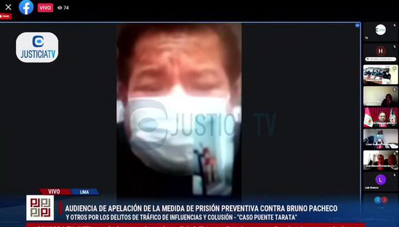 Bruno Pacheco: desde la clandestinidad reaparece en audiencia prófugo exsecretario presidencial