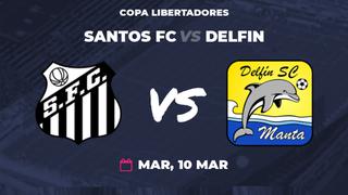 [VER HOY] Delfín vs. Santos: sigue la transmisión oficial del partido por la Copa Libertadores 2020