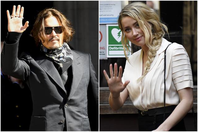 Este 27 de julio concluye el juicio interpuesto por Johnny Depp (izquierda) contra el tabloide británico The Sun. El actor busca reparaciones luego que el medio lo acusara de abusar físicamente a su expareja Amber Heard (derecha). El juicio ha revelado detayes escabrosos detrás de la tormentosa relación de las dos estrellas de Hollywood. (Foto: Alberto Pezzali/AP)