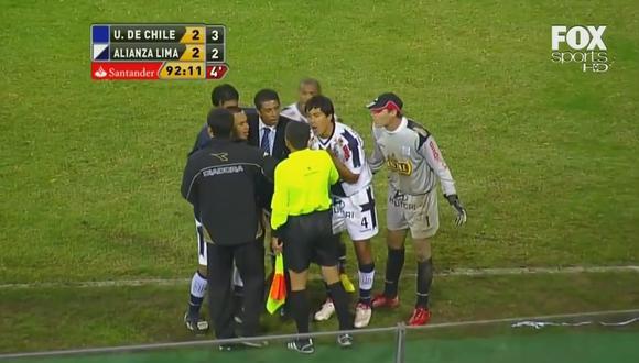 Alianza Lima quedó fuera de la Copa Libertadores 2010 por aquel polémico gol de Seymour. (Captura)