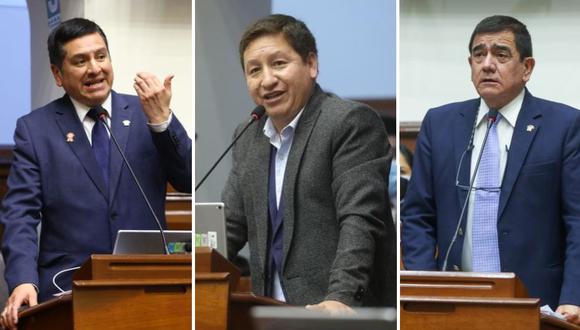 Luis Aragón (Acción Popular), Guido Bellido (Perú Libre) y José Williams (Avanza País) se perfilan como candidatos a la presidencia del Congreso.