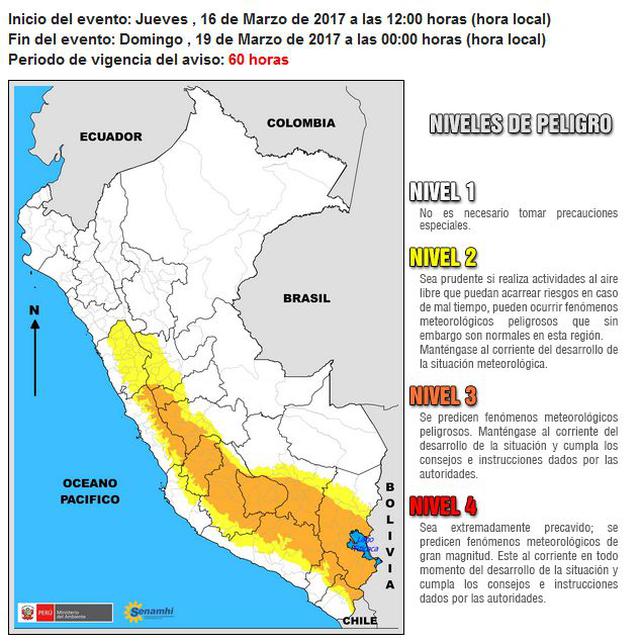 Senamhi: lluvias persistirán este fin de semana en Lima este - 2