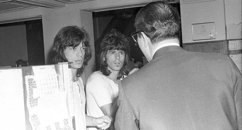 La mañana del mañana del 17 de enero de 1969, Mick Jagger y Keith Richards, integrantes de los Rolling Stones, fueron desalojados del Hotel Bolívar, en el Cercado de Lima. Ellos llegaron a nuestro país para pasar vacaciones y hacer turismo. (Foto: GEC Archivo Histórico)