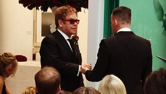 Elton John y David Furnish se casaron