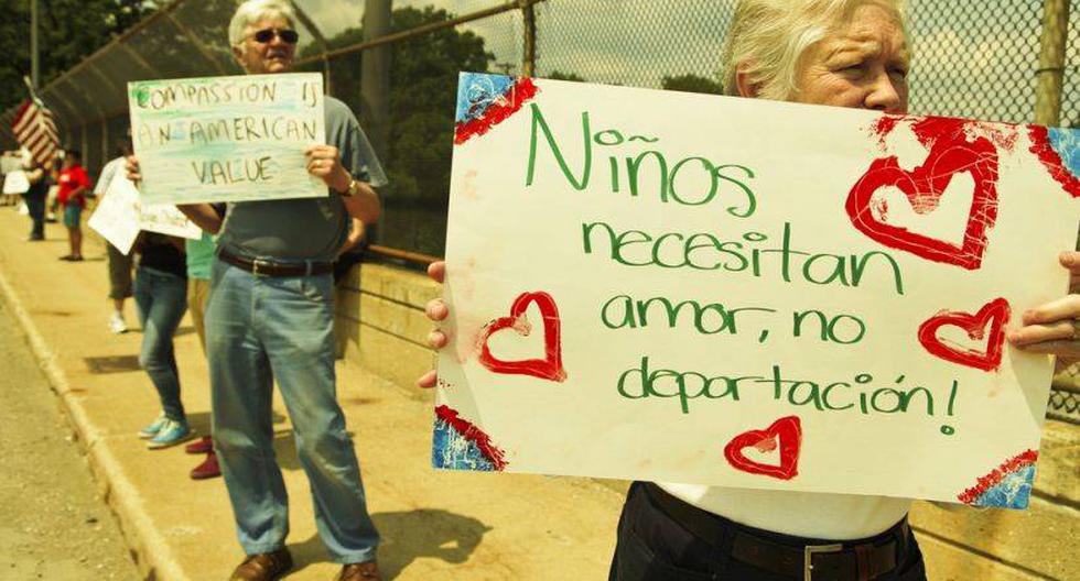 ONG muestran su apoyo por los niños migrantes. (Foto: LightBrigading/Flickr)