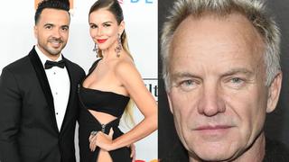 Instagram: Sting, deslumbrado en pre Grammy con look de novia de Luis Fonsi