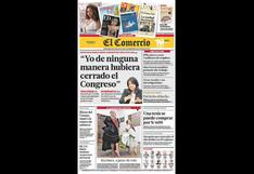 [PORTADAS] Así informan hoy los principales diarios peruanos