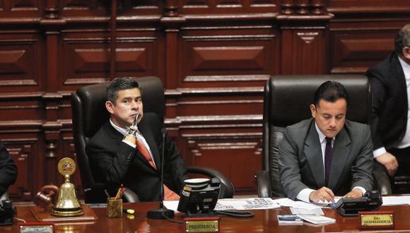 El titular del Parlamento, Luis Galarreta, explicará hoy los gastos efectuados durante su gestión. (Foto: Hugo Pérez/ El Comercio)