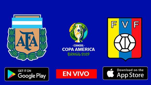 Argentina vs. Venezuela EN VIVO HOY por la Copa América 2019.
