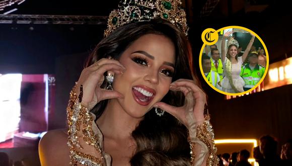 Así fue el recibimiento de Luciana Fuster en Perú tras ganar el Miss Grand International 2023 | Foto: Instagram / América TV / Composición EC