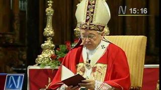 Cardenal Cipriani inició celebraciones en la Catedral por la Semana Santa