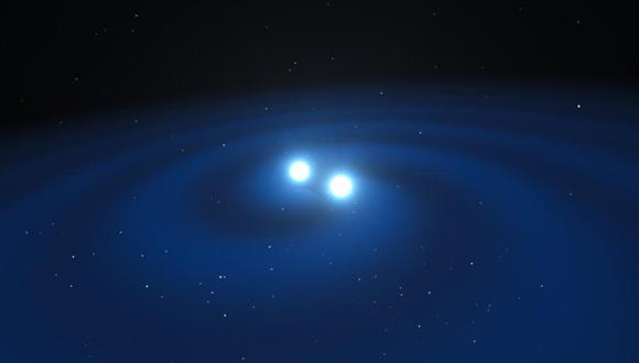 Al fusionarse, las estrellas de neutrones generan ondas gravitacionales. (Foto: NASA)