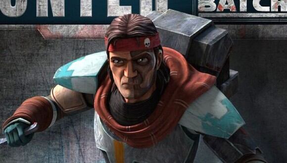 Hunter es el líder de la brigada 99 de clones “defectuosos” en “Star Wars: The Bad Batch” y regresará para la temporada 2 (Foto: Disney Platform Distribution)