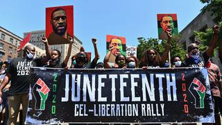 Juneteenth: EE.UU. conmemora el fin de la esclavitud en medio de tensiones por el racismo 