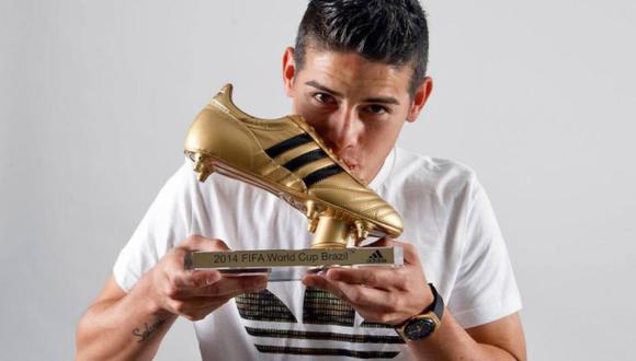 James Rodríguez recibe la Bota Oro del Mundial 2014 | DEPORTE-TOTAL | EL COMERCIO PERÚ