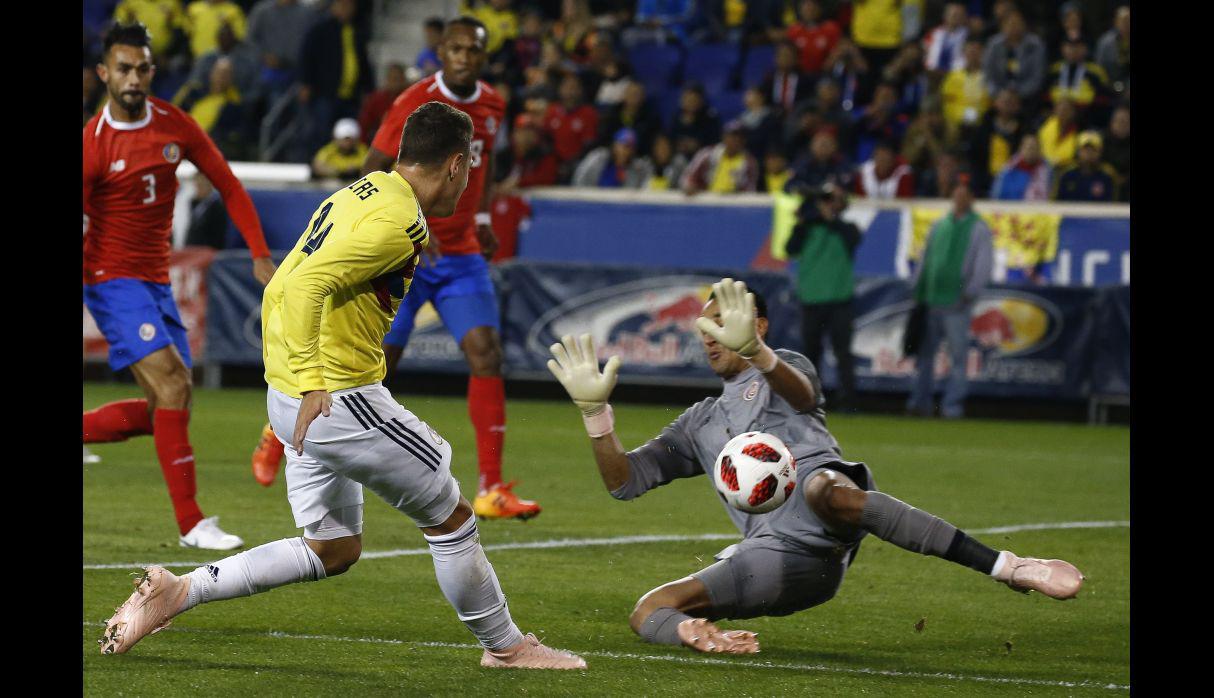 Colombia vs. Costa Rica. (Foto: AP/EFE/AFP)
