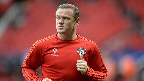 Wayne Rooney regresó a Old Trafford para ver a Manchester United. (Foto: AFP)