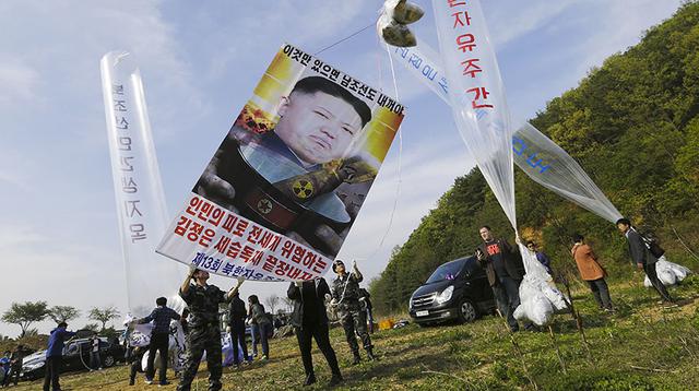 Corea del Sur envía propaganda vía globos a Corea del Norte - 10