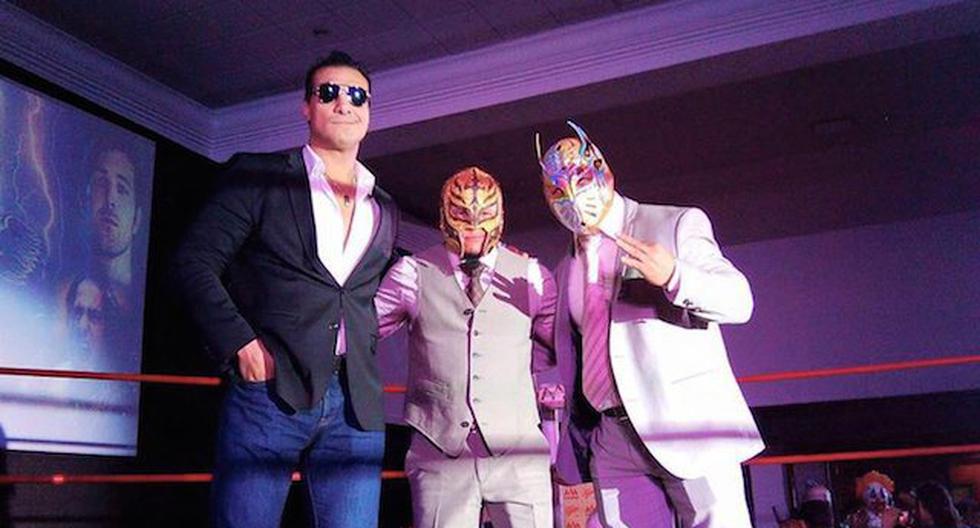 Alberto del Río, Rey Mysterio y Myzteziz integran el Dream Team. (Foto: deportes.sopitas.com)